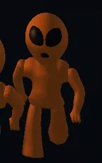 A pair of Minions in the dark