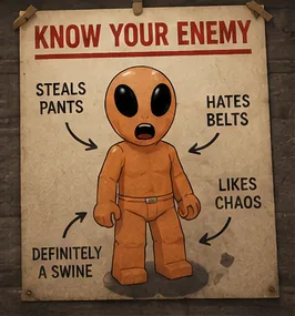 A UPDF-issued propaganda poster titled 'Know Your Enemy', listing Collector ranks alongside unflattering UPDF nicknames.